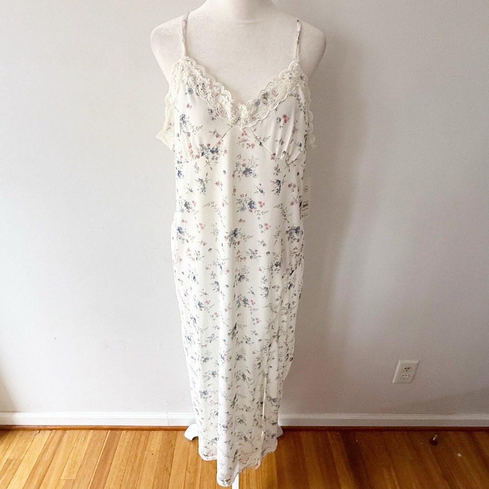 NWT No Boundaries Maxi Dress Women XL Floral Coquette Cottagecore Boho  Garden